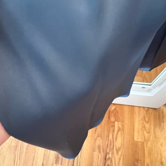 NWT THEORY Satin Midi Wrap Dress - Picture 5 of 5